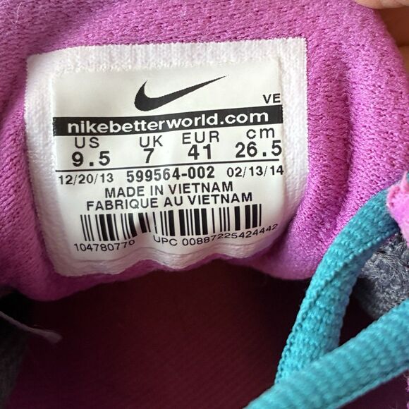 Nike Womens Dual Fusion Run 2 599564-002 Gray Running Shoes Sneakers Size 9.5 - Picture 8 of 8